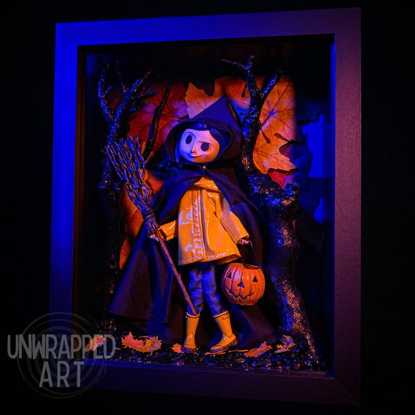 Twitchy Witchy Girl Shadowbox